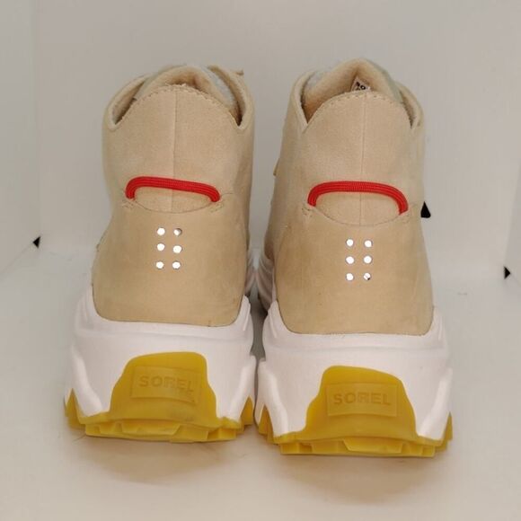 Sorel Kinetic Breakthru Caribou Womens NEW w/Tags Tan & Gray Sneakers - sz. 12 - Picture 6 of 8